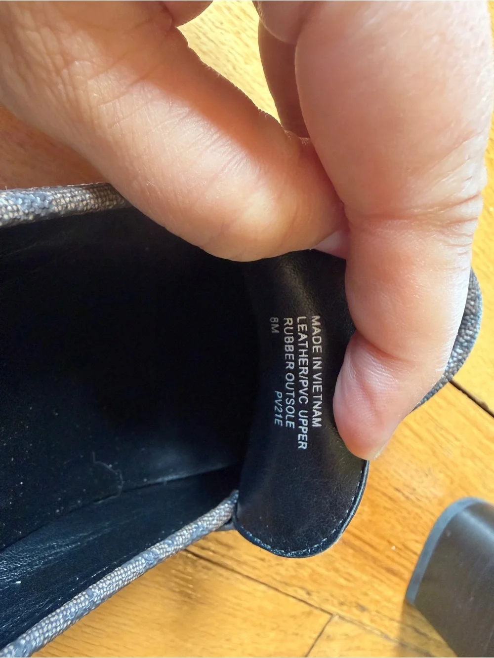 Michael Kors Brown and Black Logo Plaque Loafers
